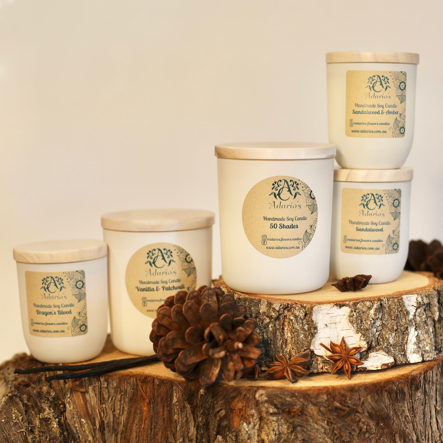 Earthy Soy Candles