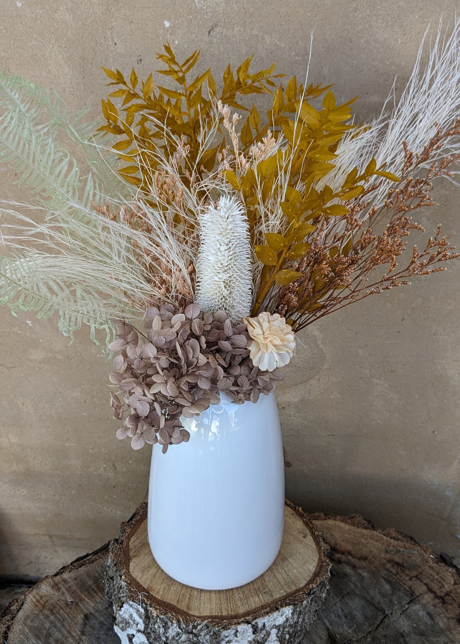 Tall Dried Flower Arrangements