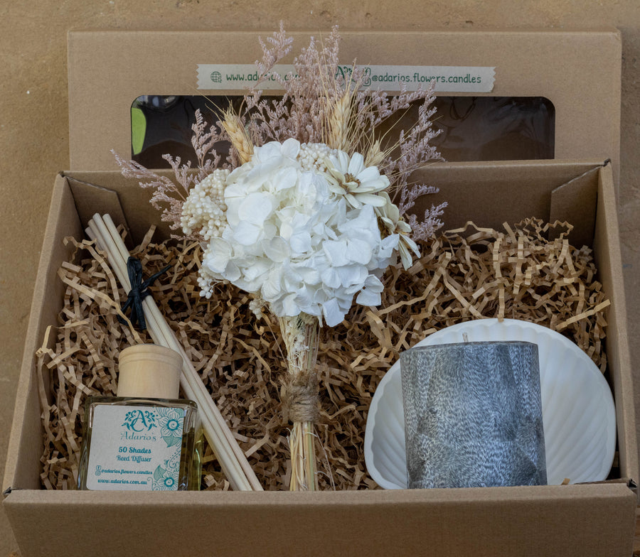 Handcrafted Large Gift Box – Pillar Candle Edition