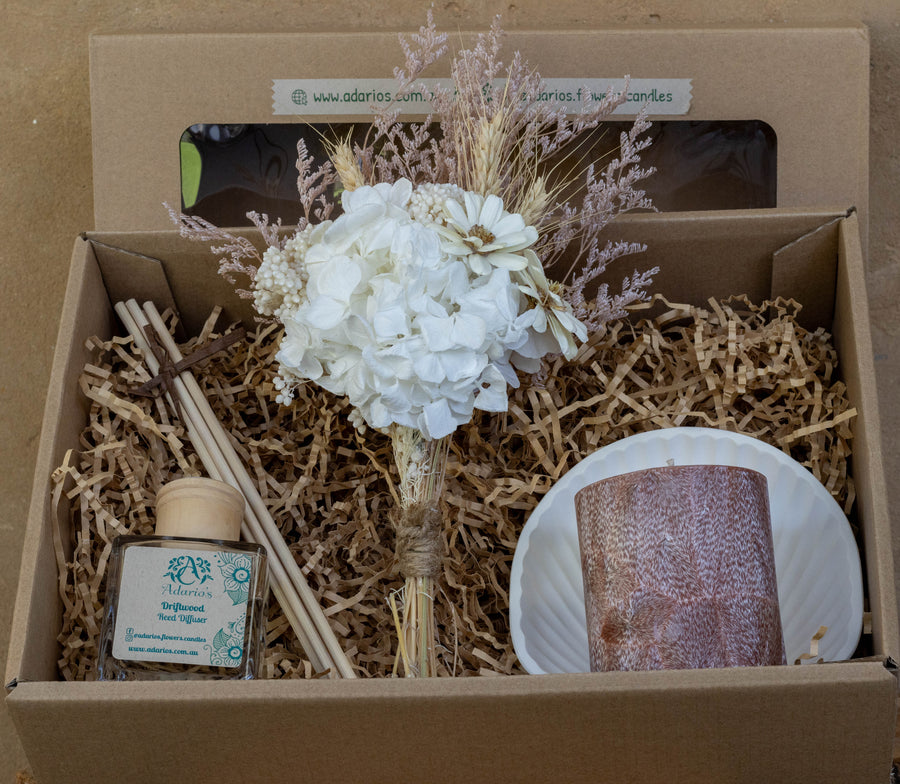 Handcrafted Large Gift Box – Pillar Candle Edition