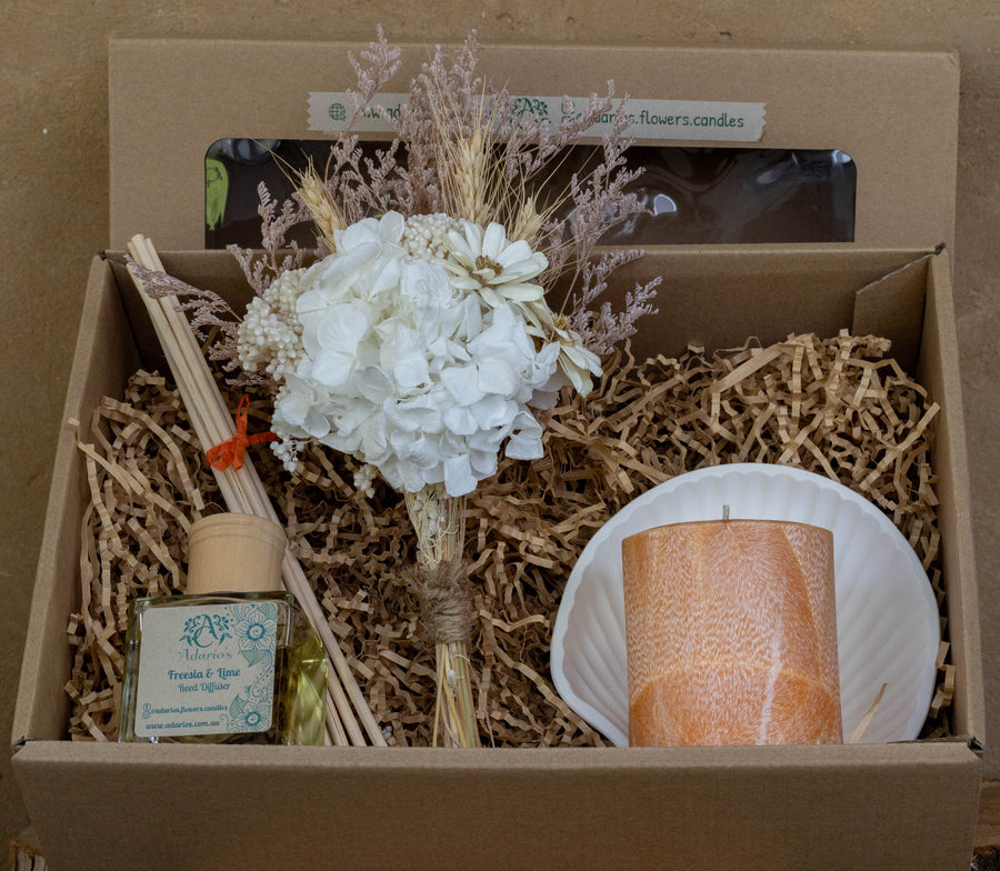 Handcrafted Large Gift Box – Pillar Candle Edition