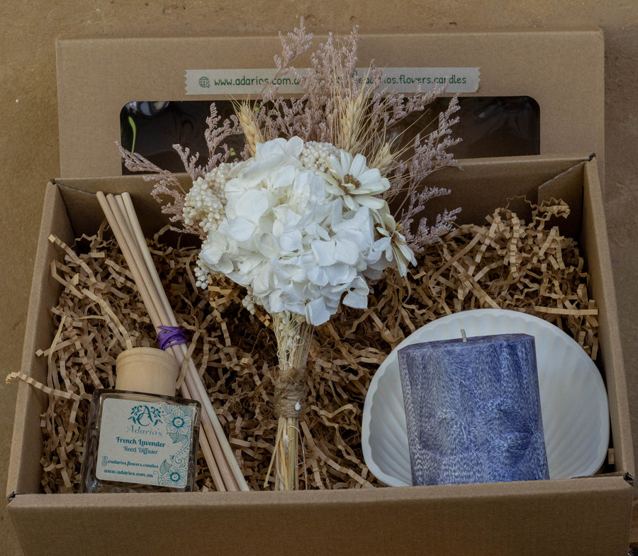 Handcrafted Large Gift Box – Pillar Candle Edition