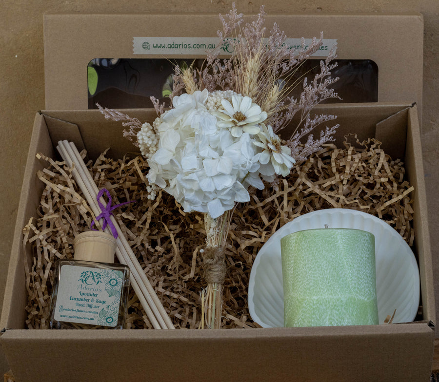 Handcrafted Large Gift Box – Pillar Candle Edition