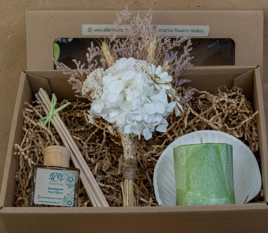 Handcrafted Large Gift Box – Pillar Candle Edition