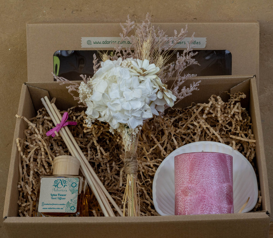 Handcrafted Large Gift Box – Pillar Candle Edition