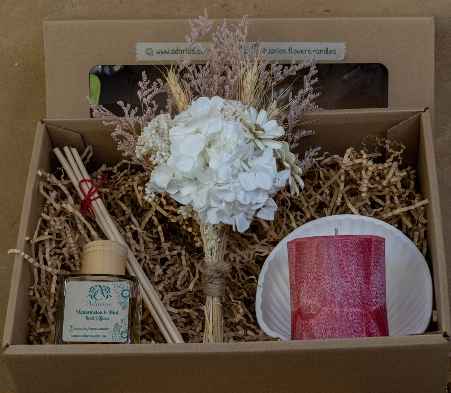 Handcrafted Large Gift Box – Pillar Candle Edition