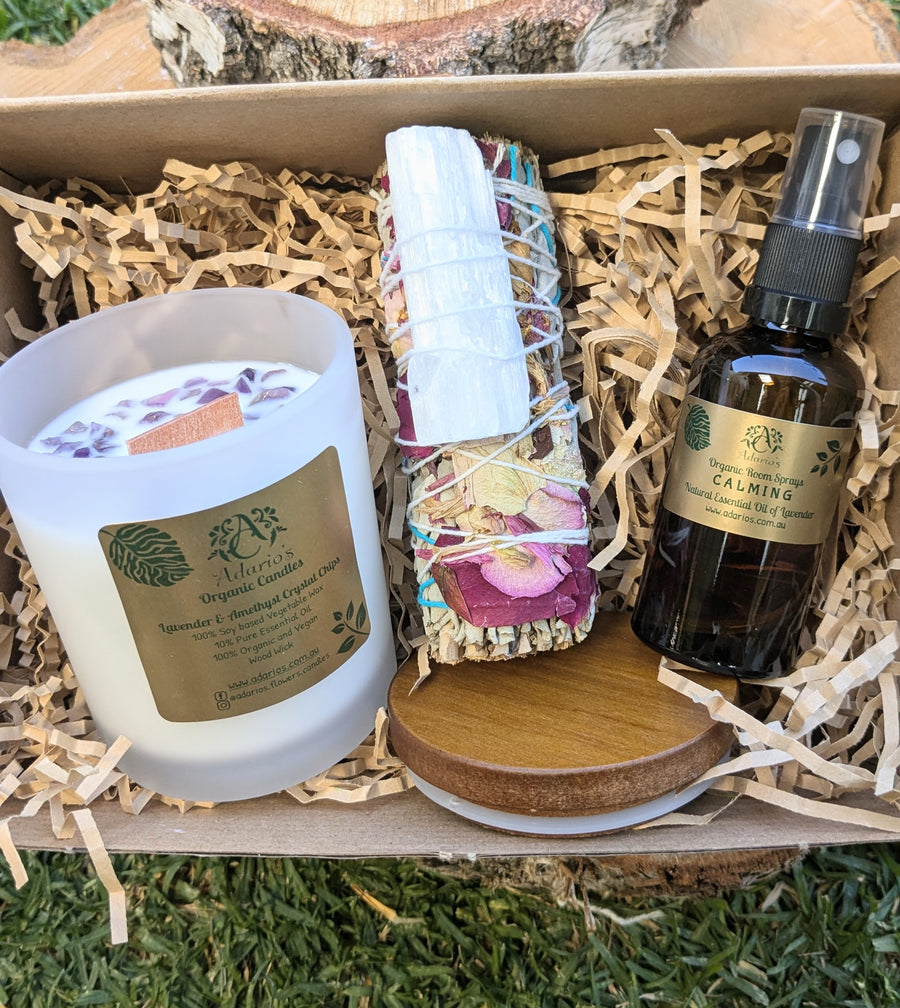 Small Essentials Gift Box with Sage Smudge