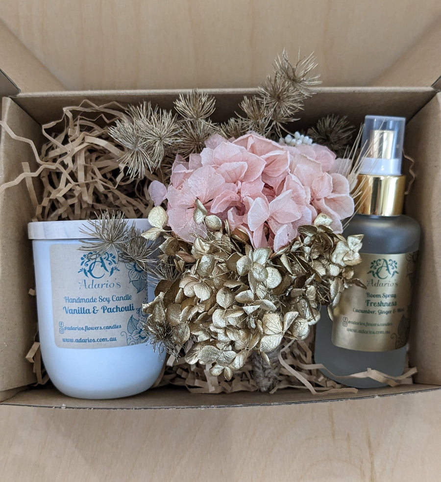 Small Gift Box Soy Candle Glass