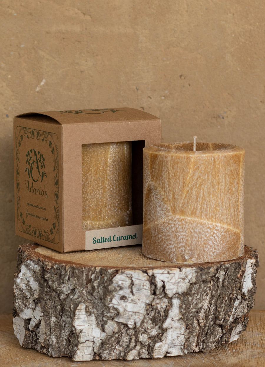 Salted Caramel | Sweet Pillar Candle