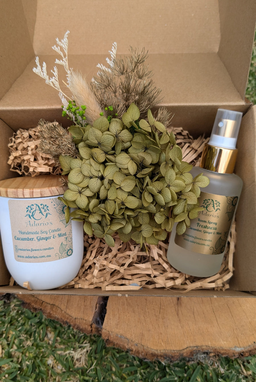 Small Gift Box Soy Candle Room Spray